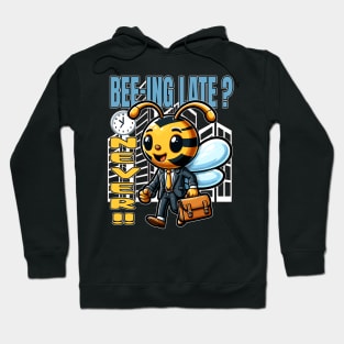 Beeing Punctual, Timely Buzz in the City Hoodie